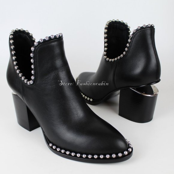 New ALEXANDER WANG Gabi Studded Booties - Picture 4 of 13